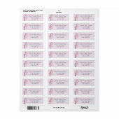 Cherry Blossom Stem - Return Address Labels (Full Sheet)