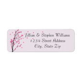 Cherry Blossom Stem - Return Address Labels (Voorkant)