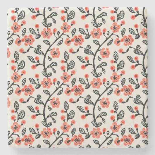 Cherry Blossom Stenen Onderzetter (Voorkant)