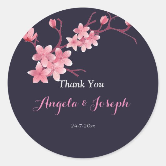 Cherry Blossom sticker (Voorkant)