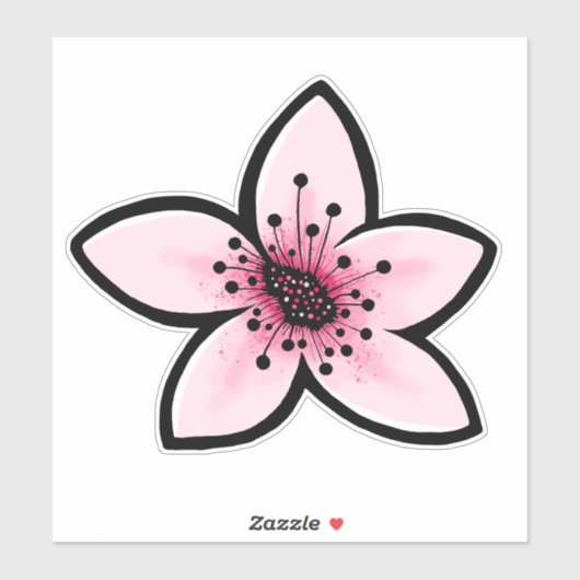 Cherry Blossom Sticker (Vel)