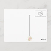 Cherry Blossom Stilllife Spring Text Briefkaart (Achterkant)