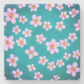 Cherry Blossom Stone Onderzetter (Voorkant)