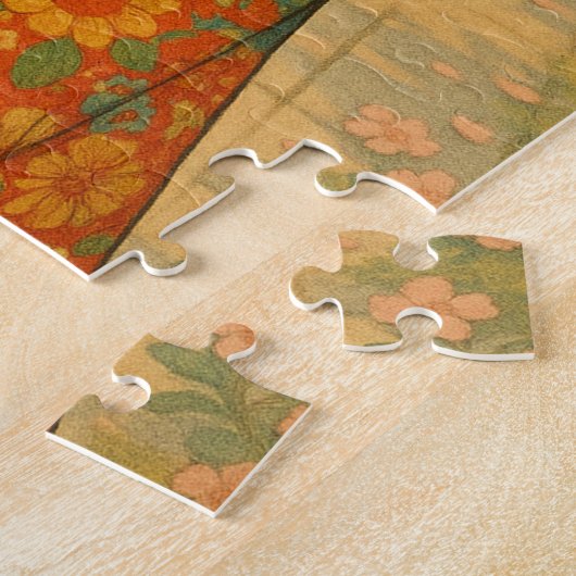 Cherry Blossom Stroll - Japans meisje in Kimono Legpuzzel (Zijkant)