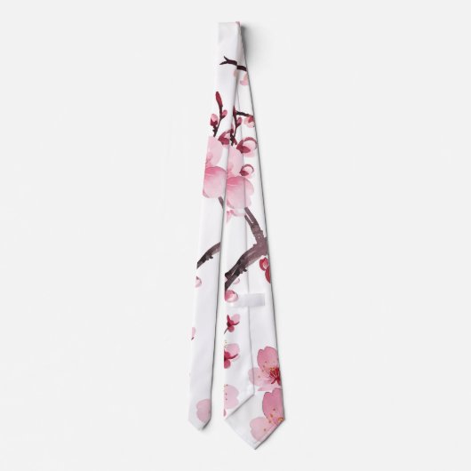 Cherry Blossom Stropdas (Achterkant)