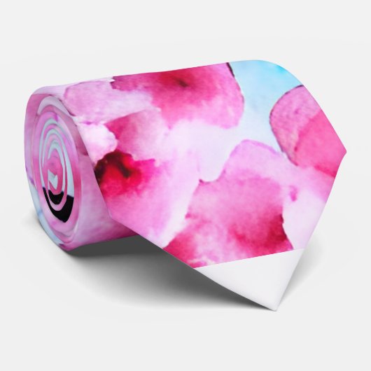 Cherry Blossom Stropdas (Opgerold)