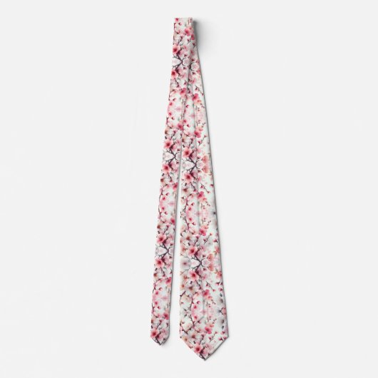 Cherry Blossom Stropdas (Achterkant)