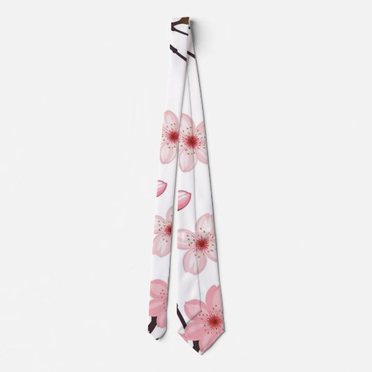 Cherry blossom stropdas (Achterkant)