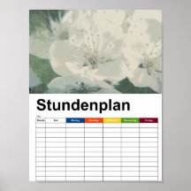 Cherry Blossom Stundenplan
