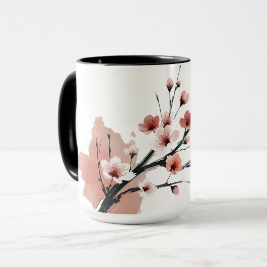 Cherry Blossom Sumi-e Mok (Voorkant links)
