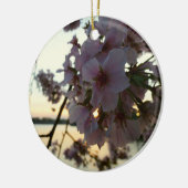 Cherry Blossom Sunset in Washington DC Keramisch Ornament (Links)