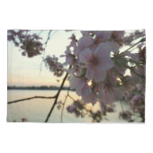 Cherry Blossom Sunset in Washington DC Kussensloop (Achterkant)
