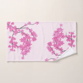 Cherry Blossom Super Bleek Pink Towel Set Bad Handdoek (Handdoek)
