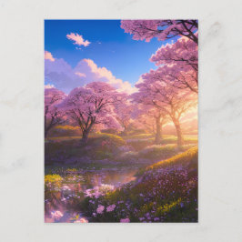 Cherry Blossom Swamp Briefkaart