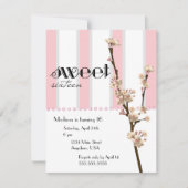 Cherry Blossom Sweet 16 Uitnodiging (Voorkant)