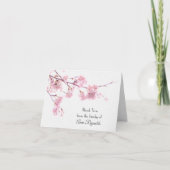 Cherry Blossom Sympathie Hartelijk dank Kaart (Voorkant)