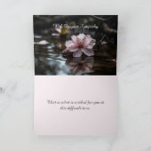 CHERRY BLOSSOM SYMPATHIEKAART BEDANKKAART (Binnen)
