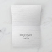 Cherry Blossom Sympathy Card Kaart (Binnen)