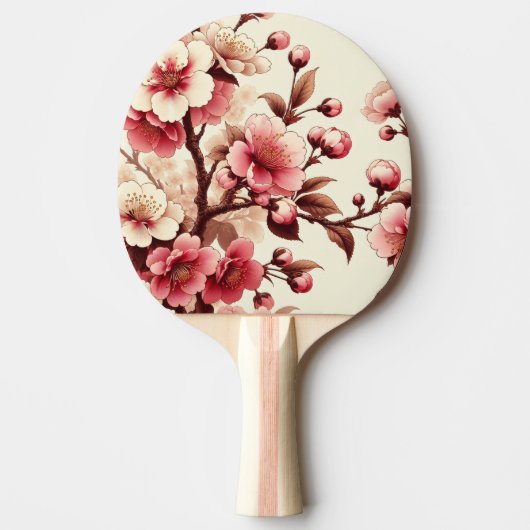 Cherry Blossom Tafeltennisbatje (Voorkant)