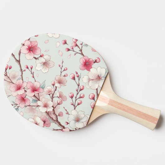 Cherry Blossom Tafeltennisbatje (Zijkant)