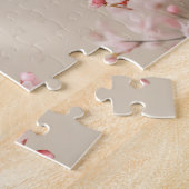 Cherry Blossom Tan Achtergrond Puzzel (Zijkant)