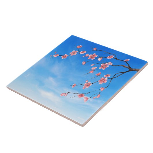 Cherry Blossom Tegeltje (Zijkant)