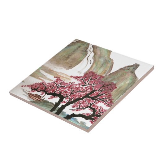 Cherry Blossom Tegeltje (Zijkant)