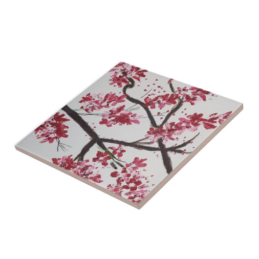 Cherry Blossom Tegeltje (Zijkant)