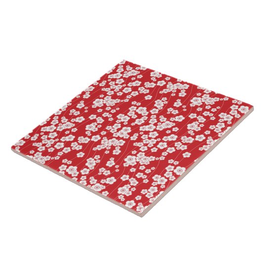 Cherry Blossom Tegeltje (Zijkant)