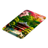 Cherry Blossom Temple Magneet (Linkerzijde)