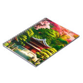 Cherry Blossom Temple Notitieboek (Linkerzijde)