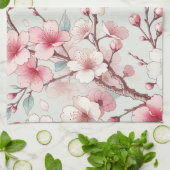 Cherry Blossom Theedoek (Gevouwen)