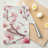 Cherry Blossom Theedoek (Quarter Fold)