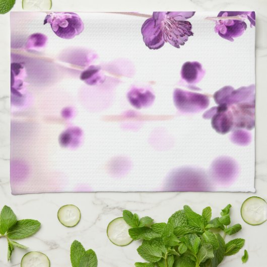 Cherry blossom theedoek (Gevouwen)