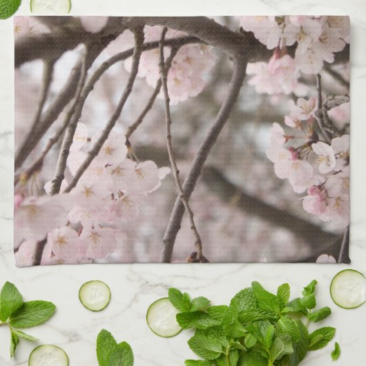 Cherry Blossom Theedoek (Gevouwen)