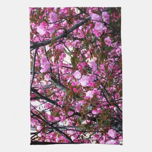 Cherry Blossom Theedoek (Verticaal)