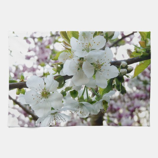 Cherry Blossom Theedoek (Horizontaal)