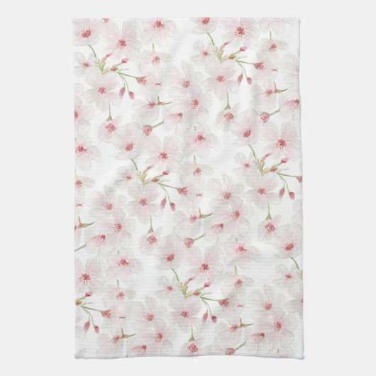 Cherry Blossom Theedoek (Verticaal)