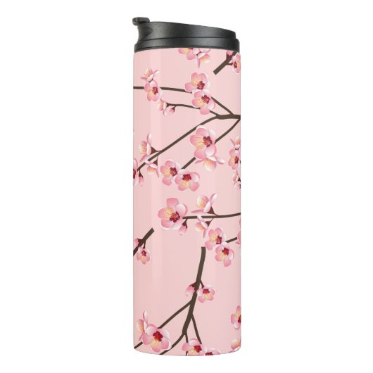 Cherry Blossom Thermosbeker (Geroteerd rechts)