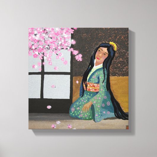 Cherry blossom time canvas afdruk (Voorkant)