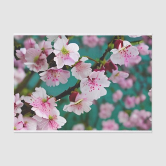 Cherry Blossom Tissue Paper Tissuepapier (Voorkant)