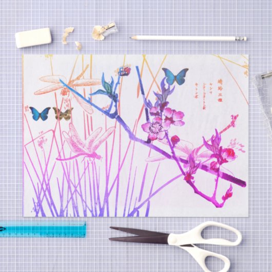 CHERRY BLOSSOM TISSUE PAPIER (Craft)