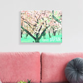 Cherry Blossom Tokyo reisprint Japan Canvas Afdruk (Insitu (Woonkamer))