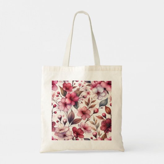 Cherry Blossom Tote Bag (Achterkant)
