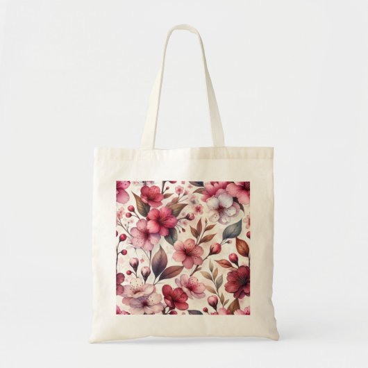 Cherry Blossom Tote Bag (Voorkant)