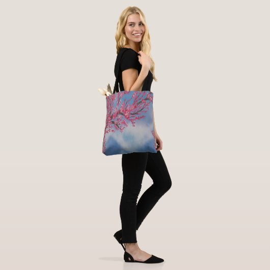 Cherry Blossom Tote Bag (Op model)