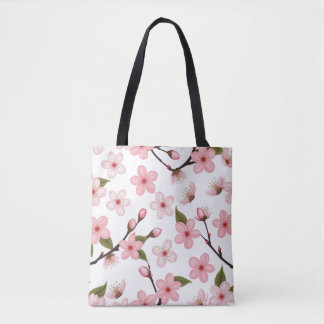 Cherry blossom tote bag
