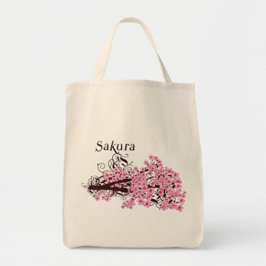 Cherry Blossom Tote Bag (Voorkant)