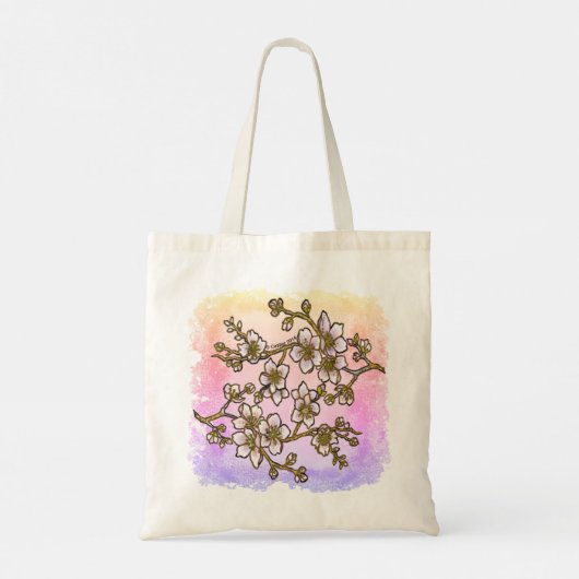 Cherry Blossom Tote Bag (Achterkant)