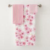 Cherry Blossom Towel Bad Handdoek (Insitu)